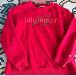 Lululemon RARE Red Crewneck